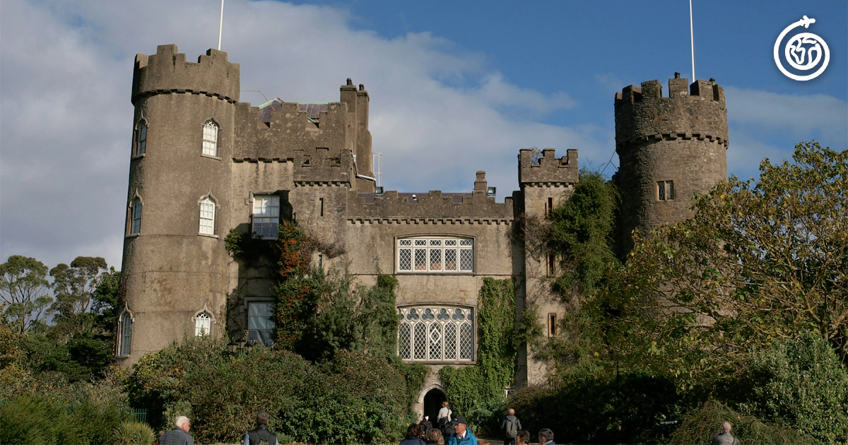 Malahide Castle in Dublin, Ireland