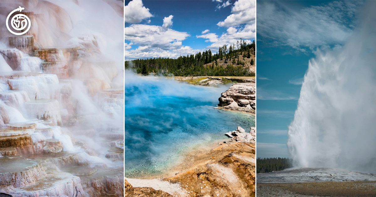 Yellowstone Geothermal Wonders: geysers & hot springs