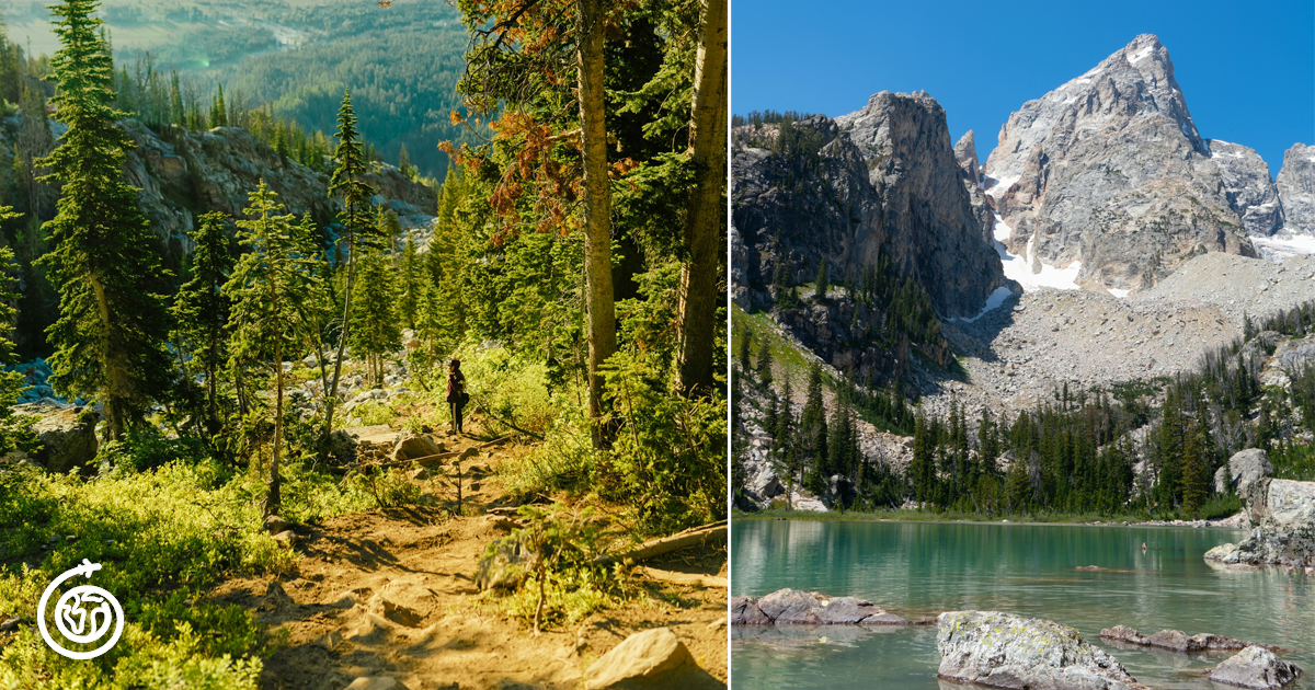 Trail to Delta Lake Wyoming